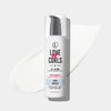 Bottle of 'Love My Curls' hair care product on a white background