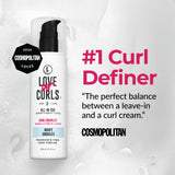 Love ur Curls Curl Definer bottle with text on a white background