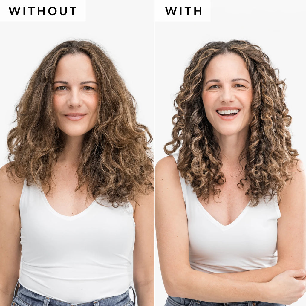 WAVY HAIR WITH VOLUMIZING FOAM NEW LUS LOVE UR CURLS